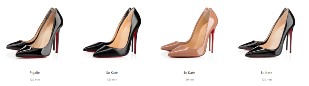 Christian Louboutin, Pigalle, So Kate, high heels