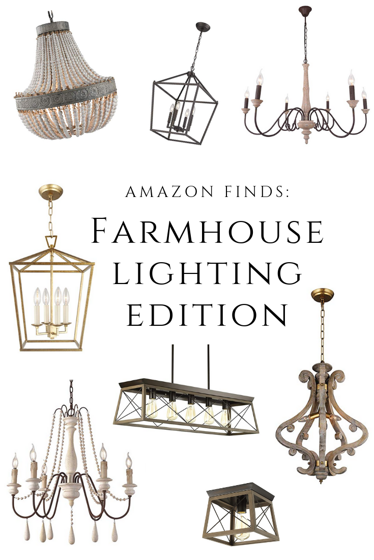 Amazon Finds: Farmhouse Lighting Edition!