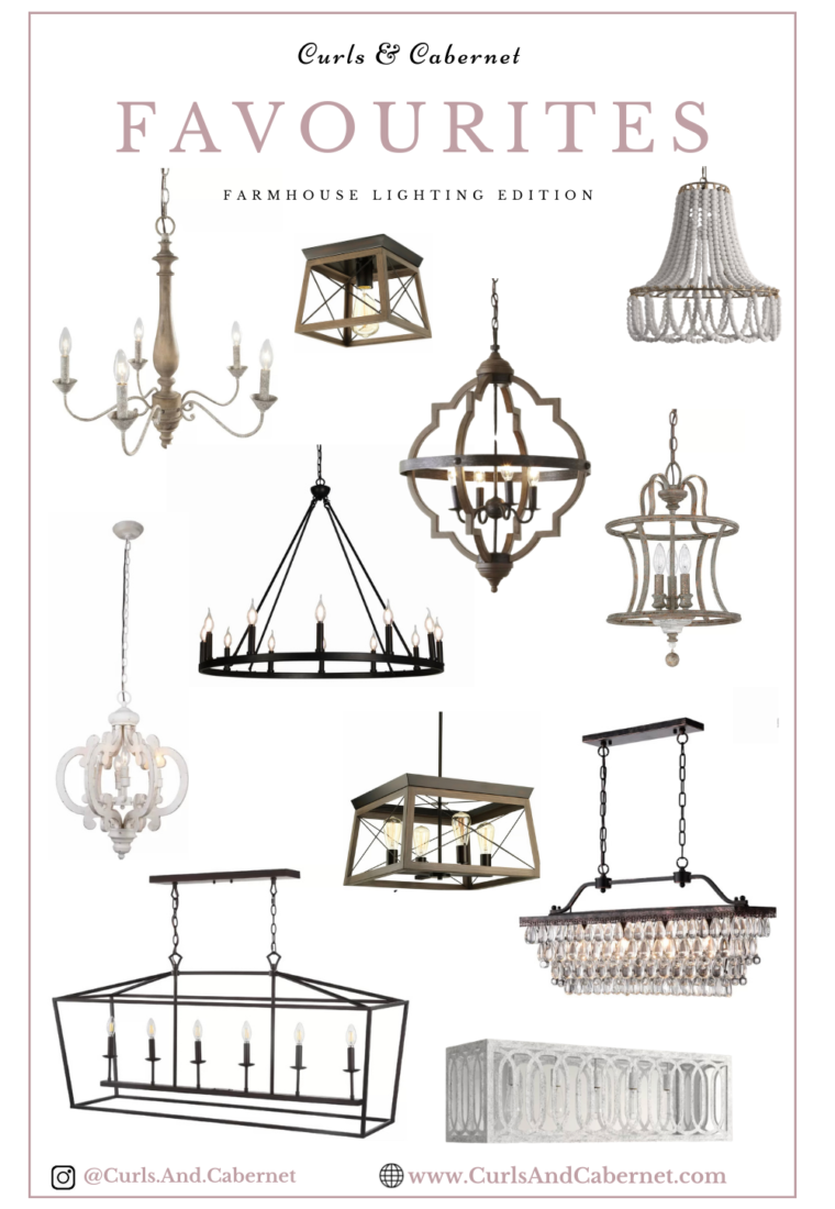 Favourite: Affordable Rustic Chic, Farmhouse Glam Lighting 2021!